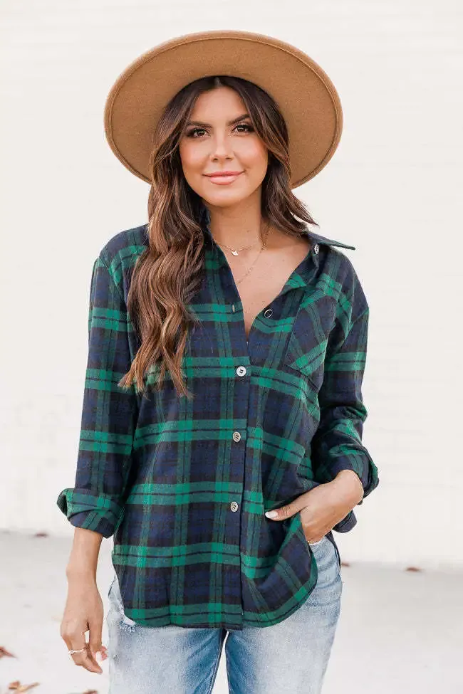 Plaid Perfection Long Sleeve Button-Up Shirt