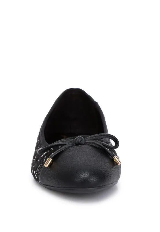 Plaid Tweed Flats