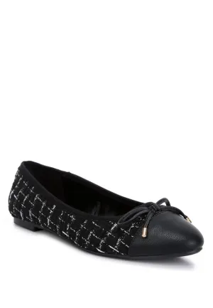 Plaid Tweed Flats