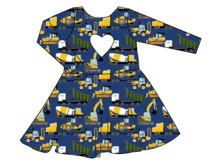 Playing With Dirt Molly Heart Back Twirly Dress