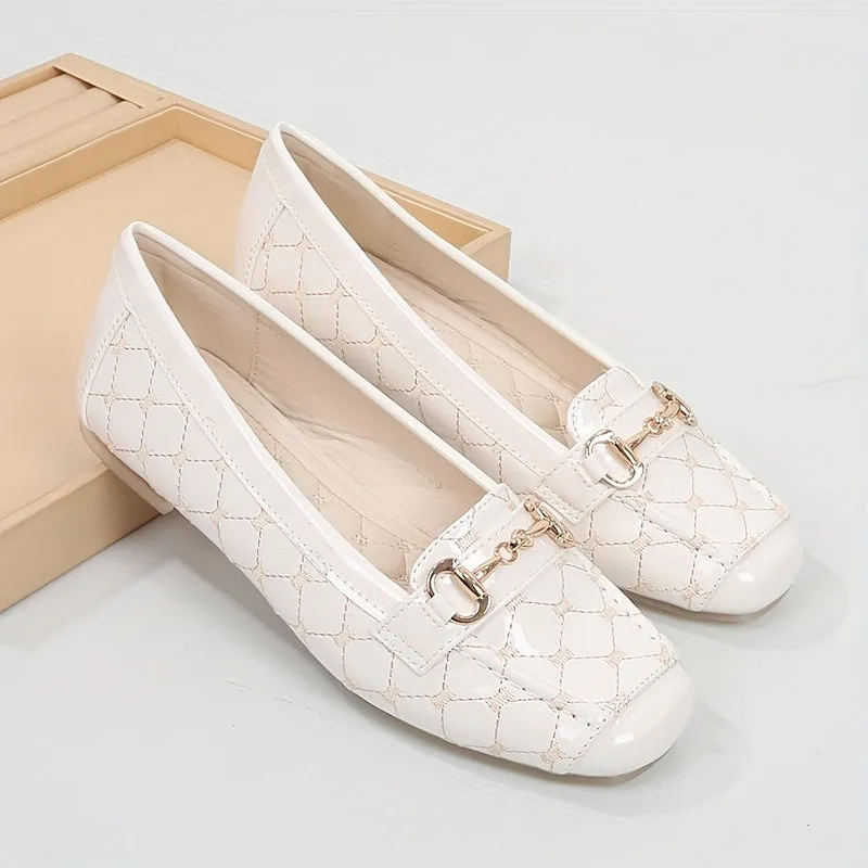 Plus size casual flats, pailletten versierd, anti-slip pvc-zool
