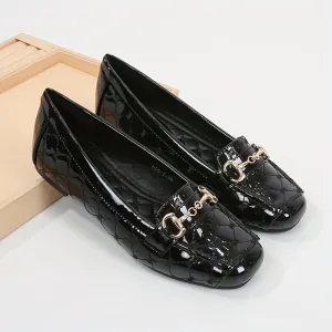 Plus size casual flats, pailletten versierd, anti-slip pvc-zool