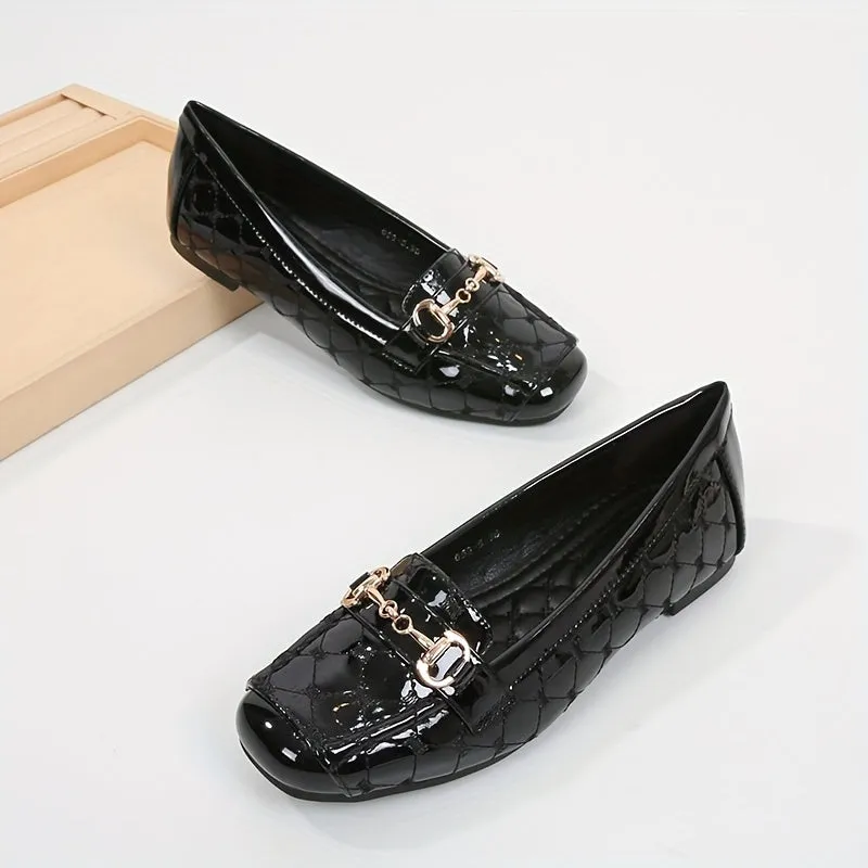 Plus size casual flats, pailletten versierd, anti-slip pvc-zool