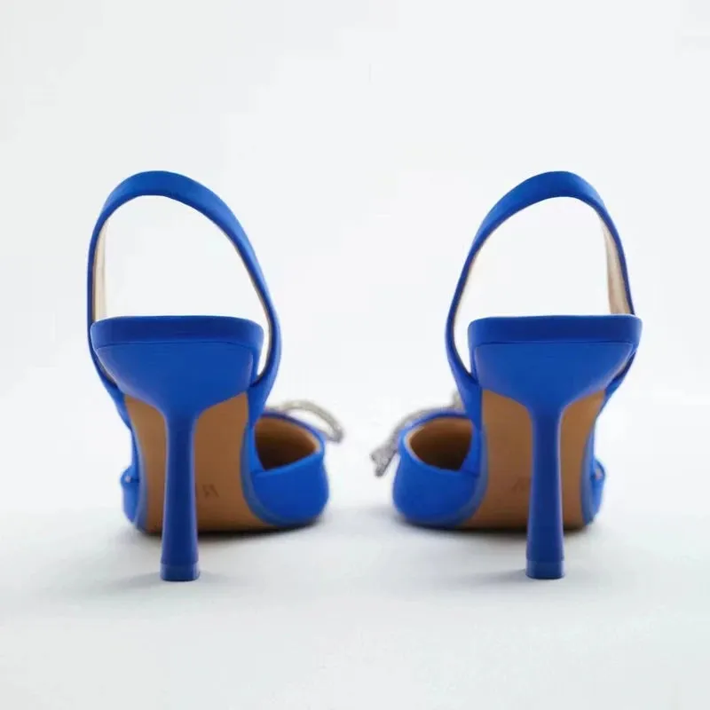 Pointed Bowknot Elegant Heels