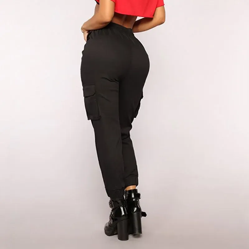 PoshPursuit High-Waist Cargo Jogger Pants