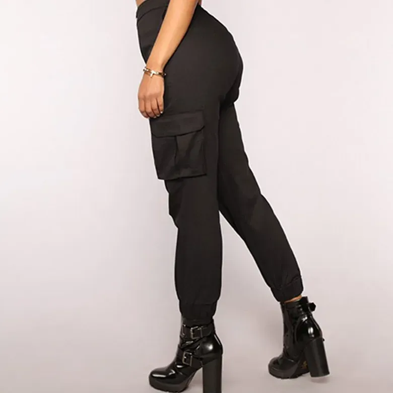 PoshPursuit High-Waist Cargo Jogger Pants