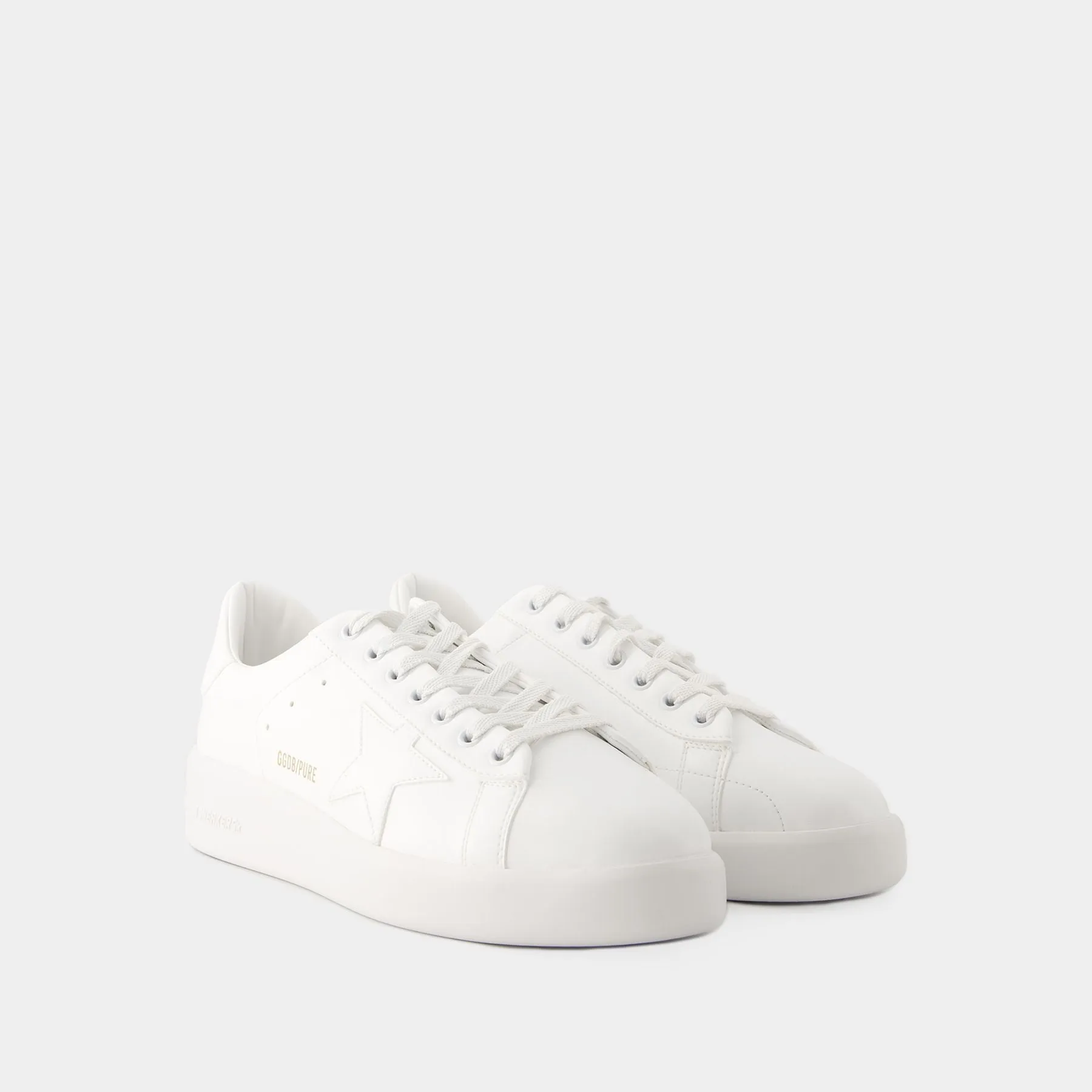 Pure Star Sneakers - Golden Goose - Leather - Optic White