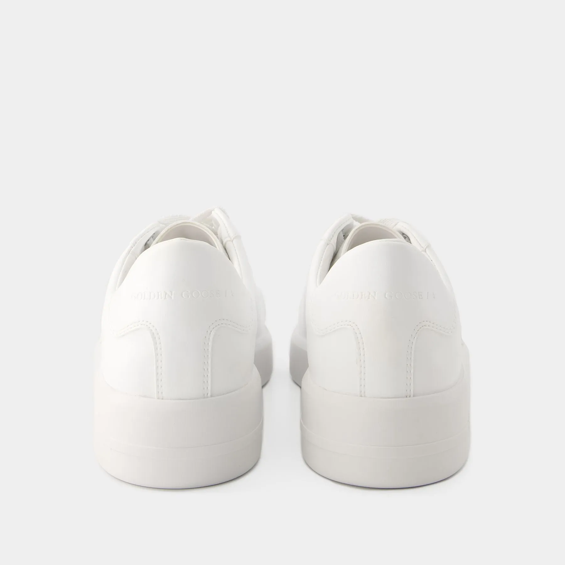Pure Star Sneakers - Golden Goose - Leather - Optic White