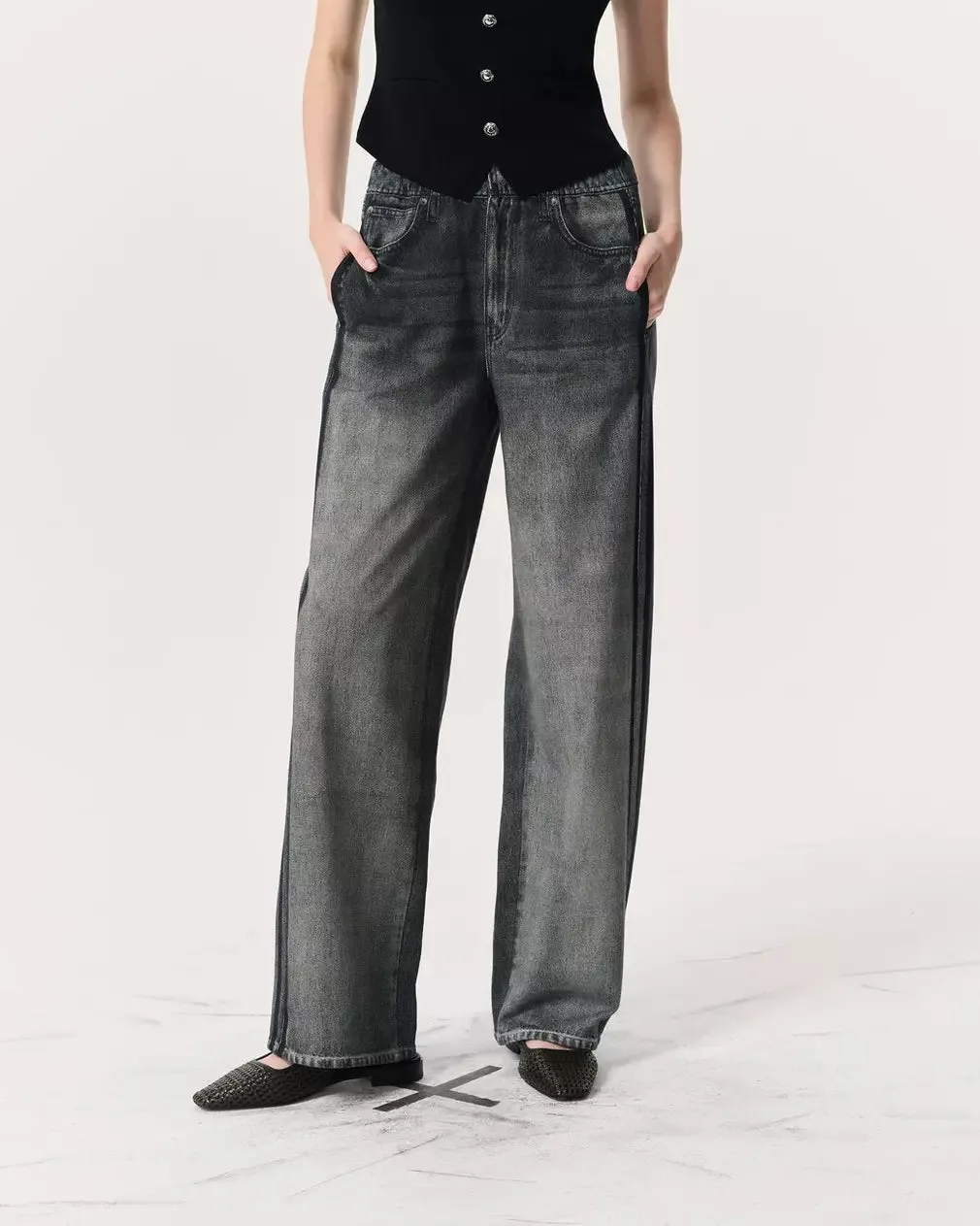 RAG & BONE MIRAMAR WIDE LEG TRACK PANT