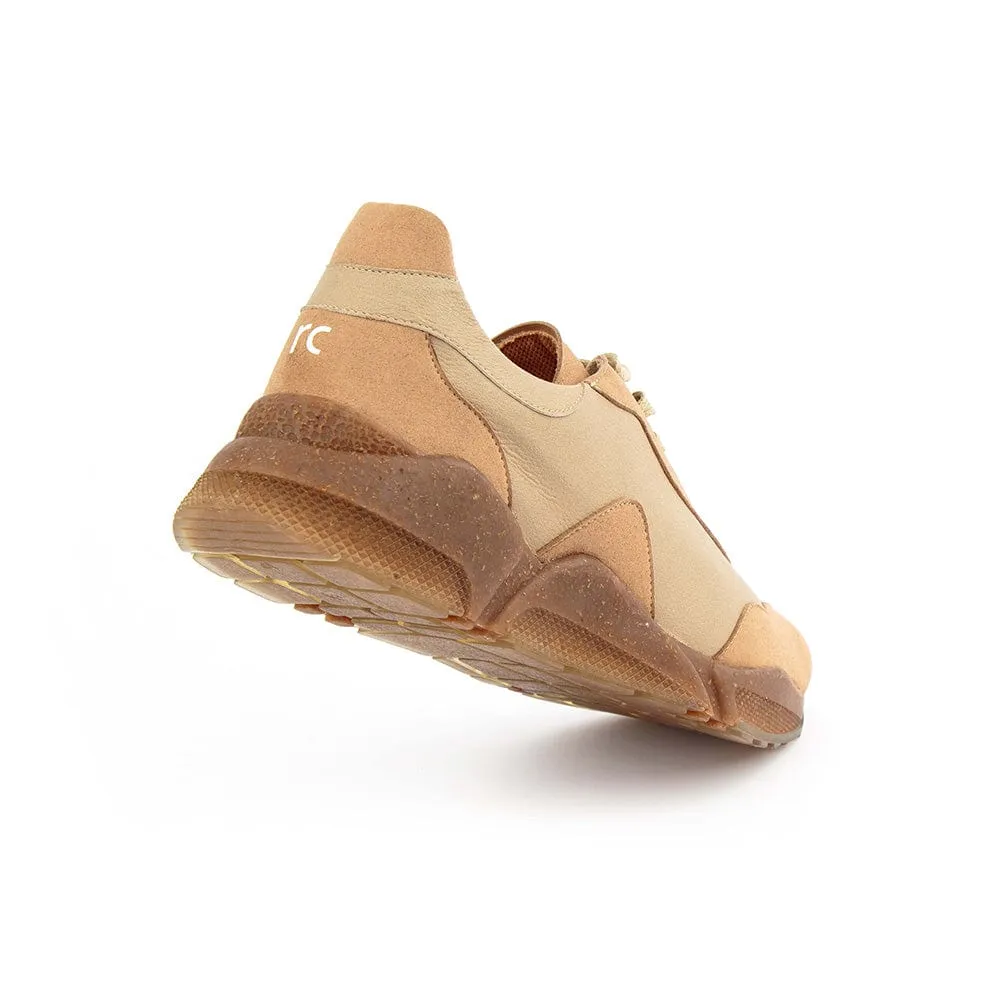 RC Men's Apple Leather Vegan Sneakers | Beige