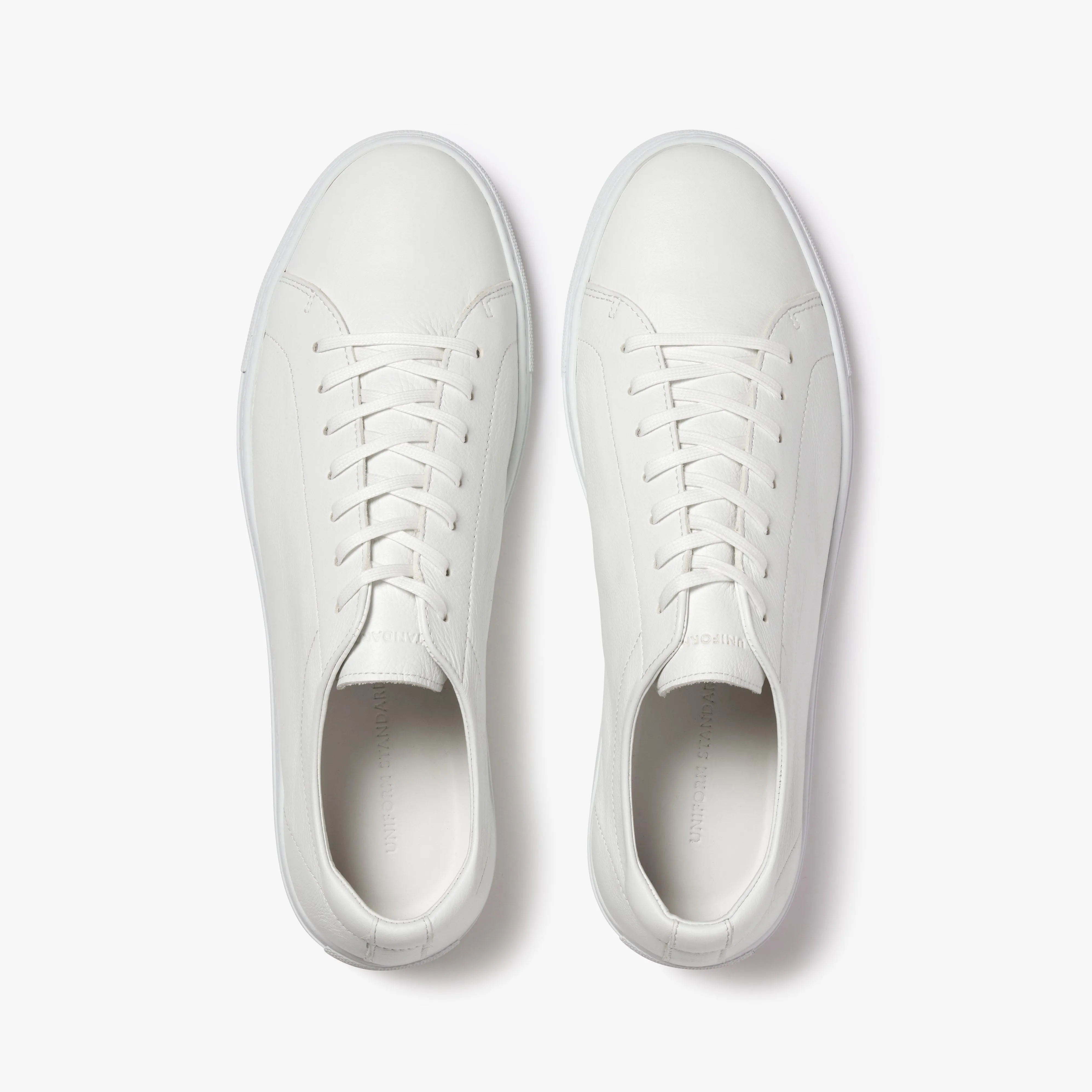 Relaxed Sneaker Triple White Leather Mens