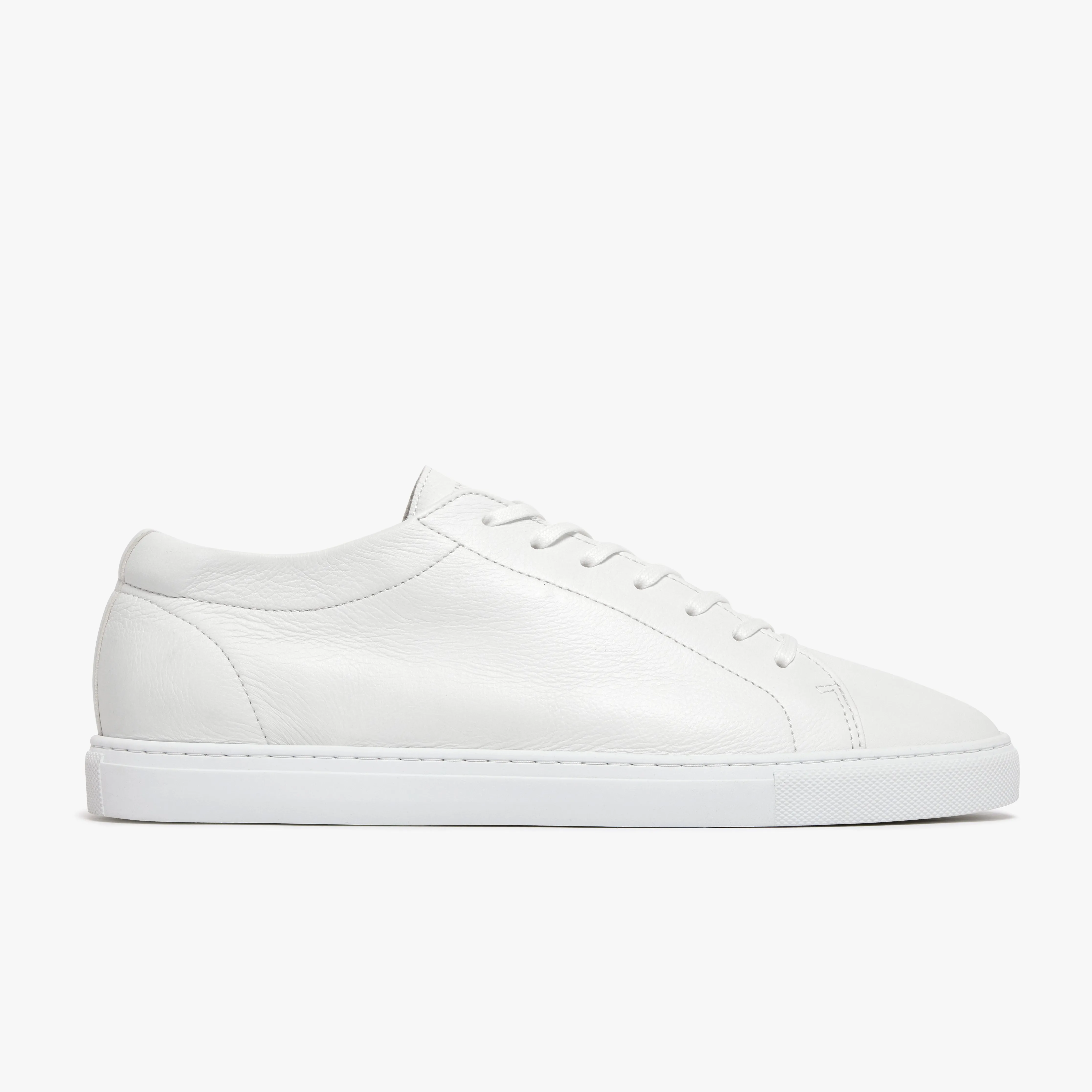 Relaxed Sneaker Triple White Leather Mens