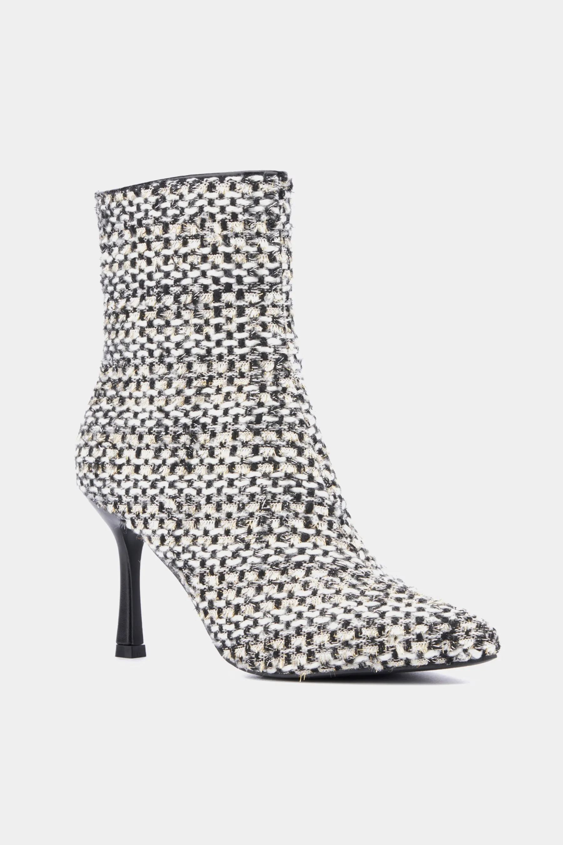 Ricki Fabric Pointy Ankle Boots