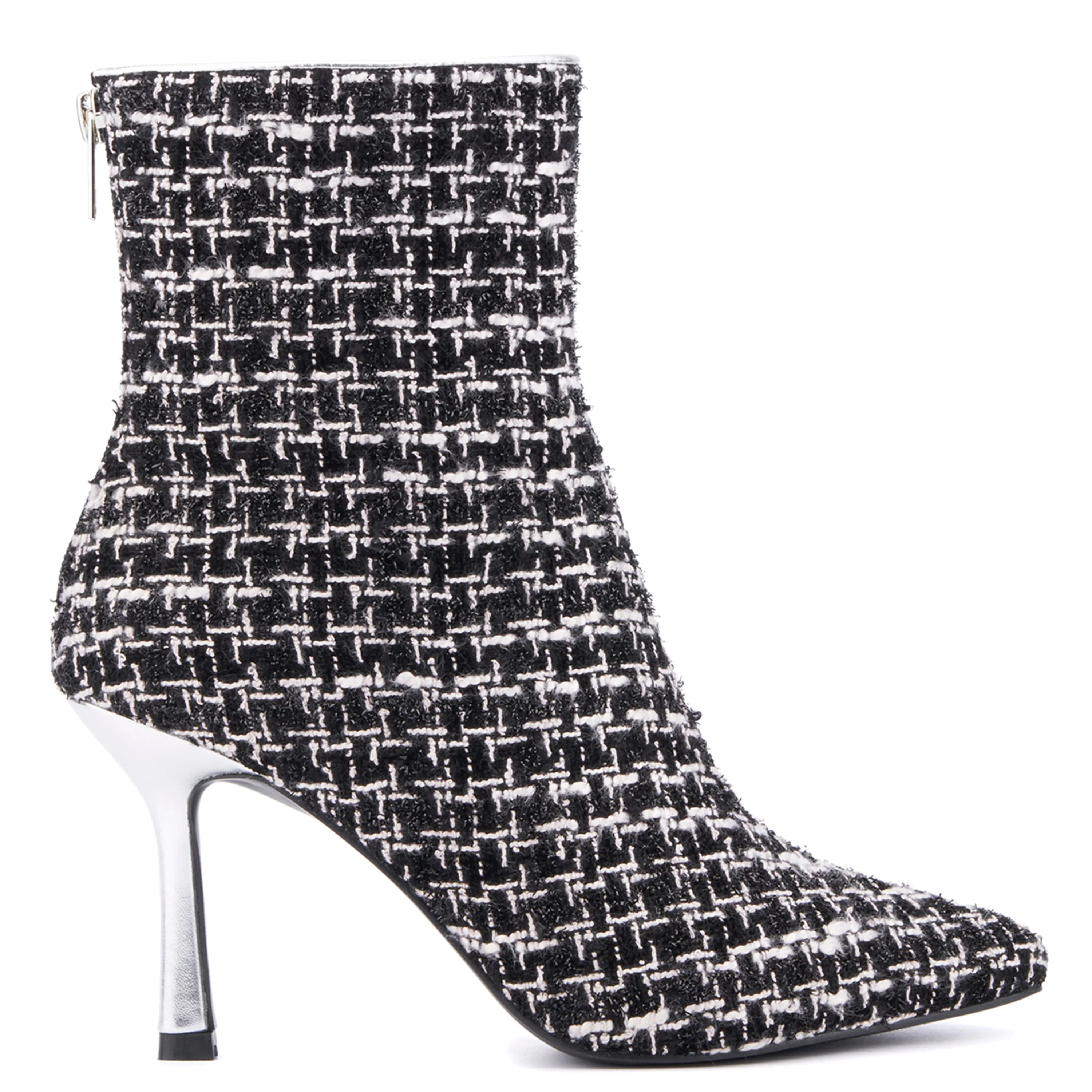 Ricki Fabric Pointy Ankle Boots