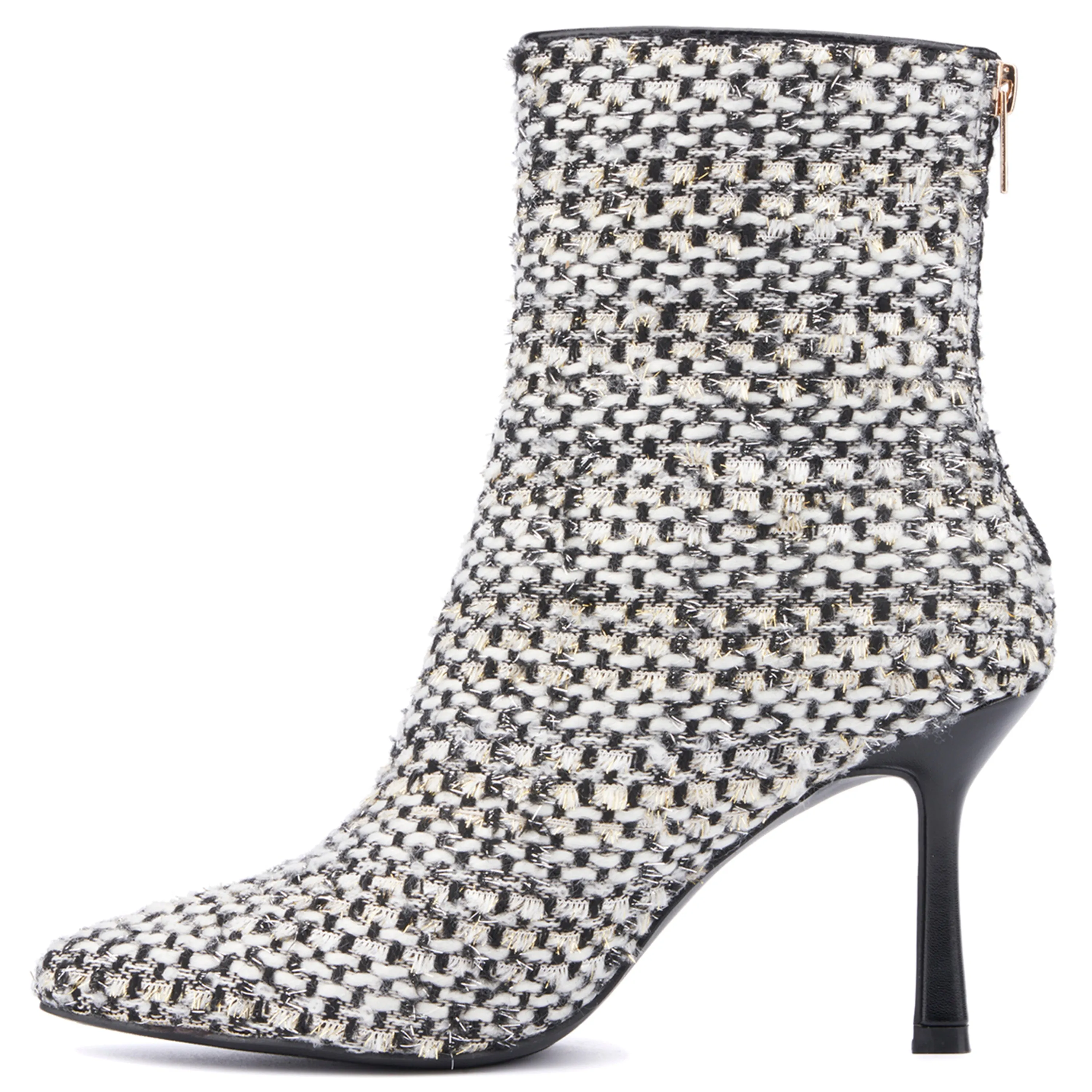 Ricki Fabric Pointy Ankle Boots