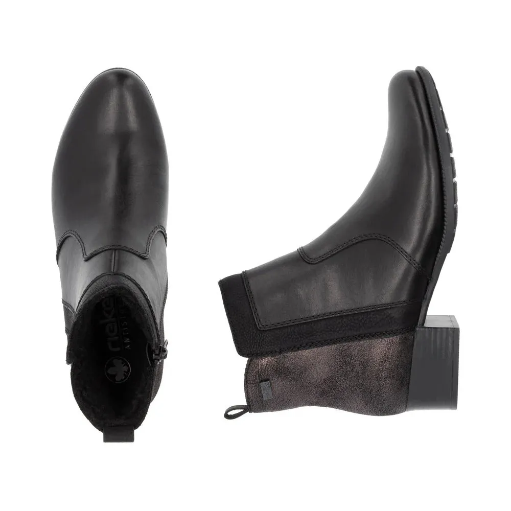 RIEKER- WOMEN'S 78658-00 ANKLE BOOT