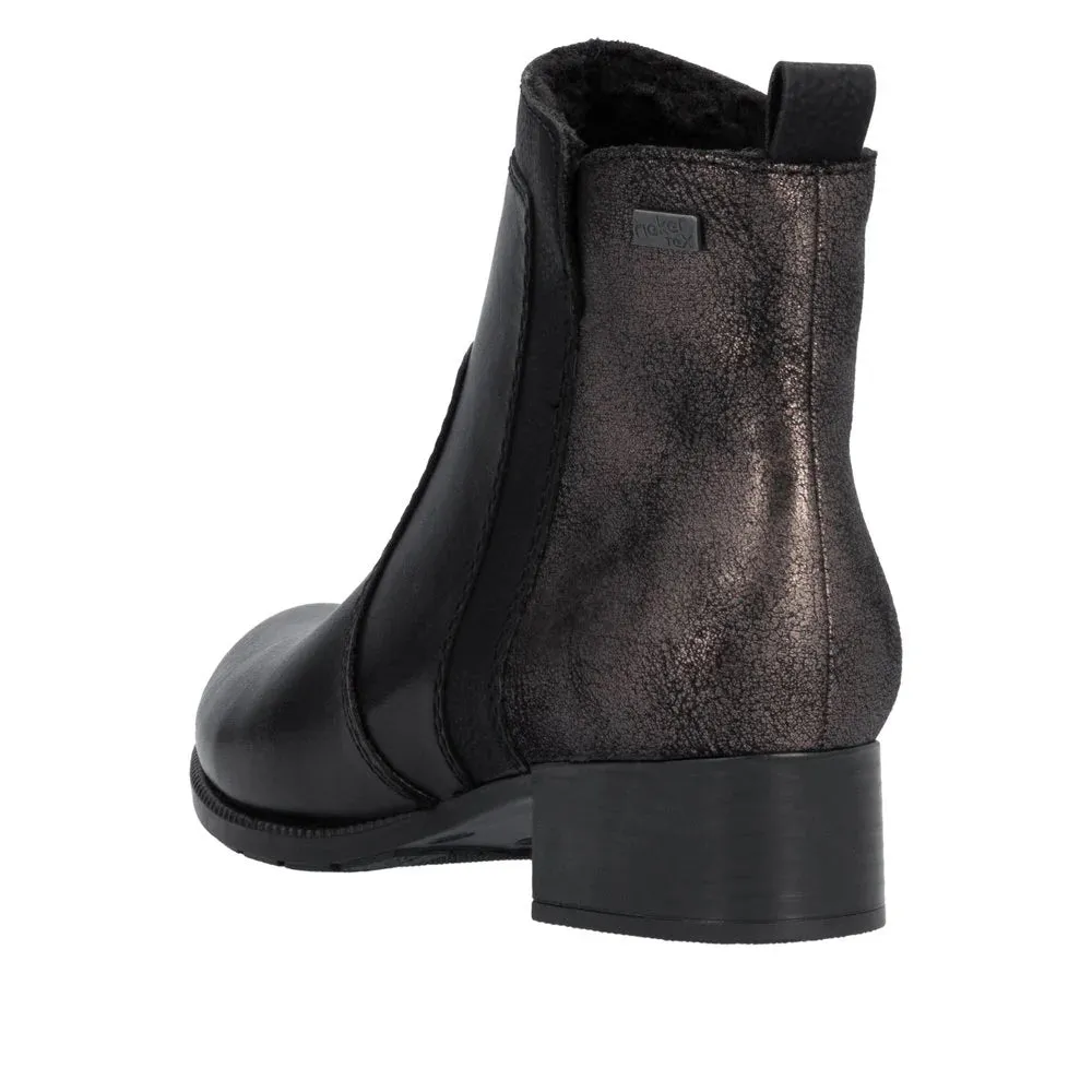 RIEKER- WOMEN'S 78658-00 ANKLE BOOT