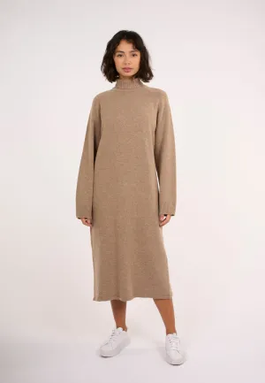 ROLL NECK MID LENGTH DRESS