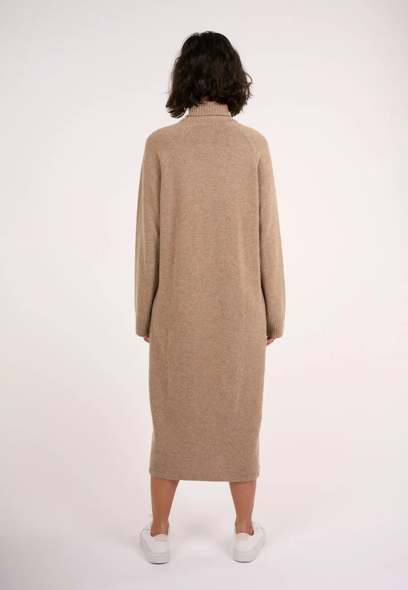 ROLL NECK MID LENGTH DRESS