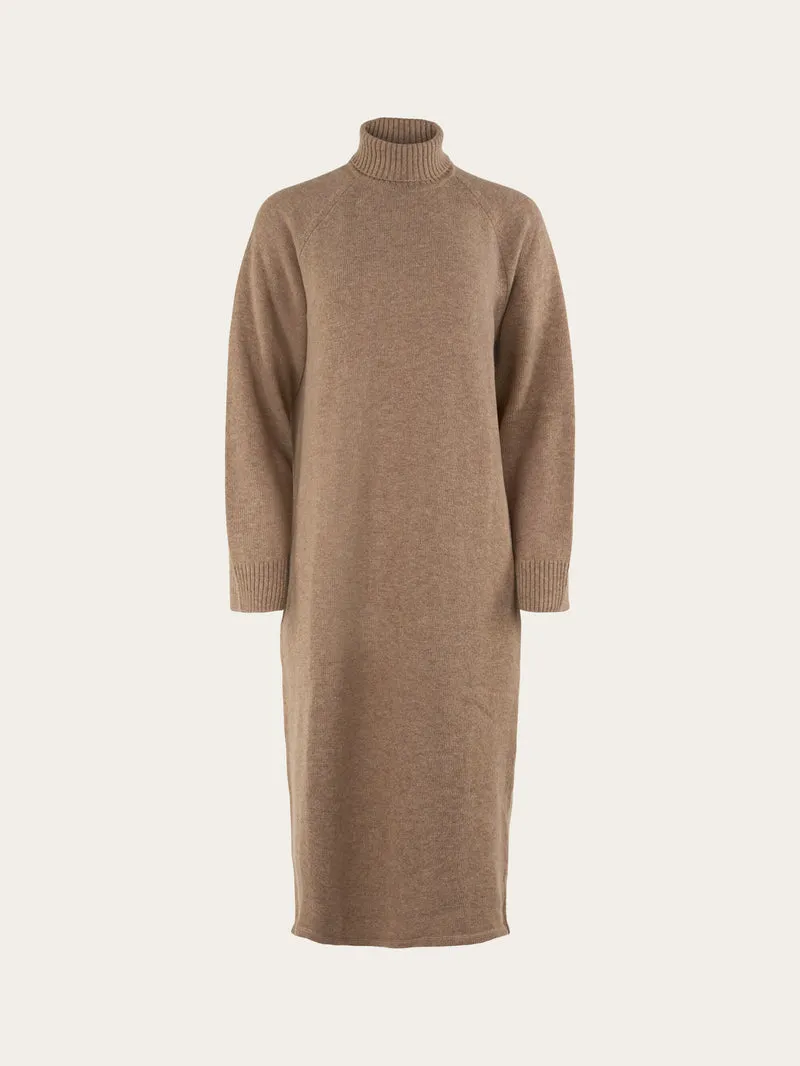 ROLL NECK MID LENGTH DRESS