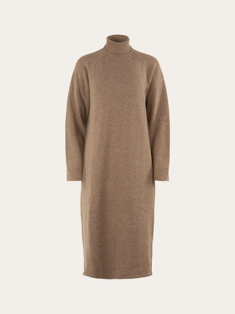 ROLL NECK MID LENGTH DRESS