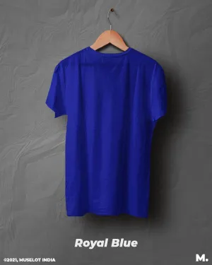 Royal blue t shirt for mens