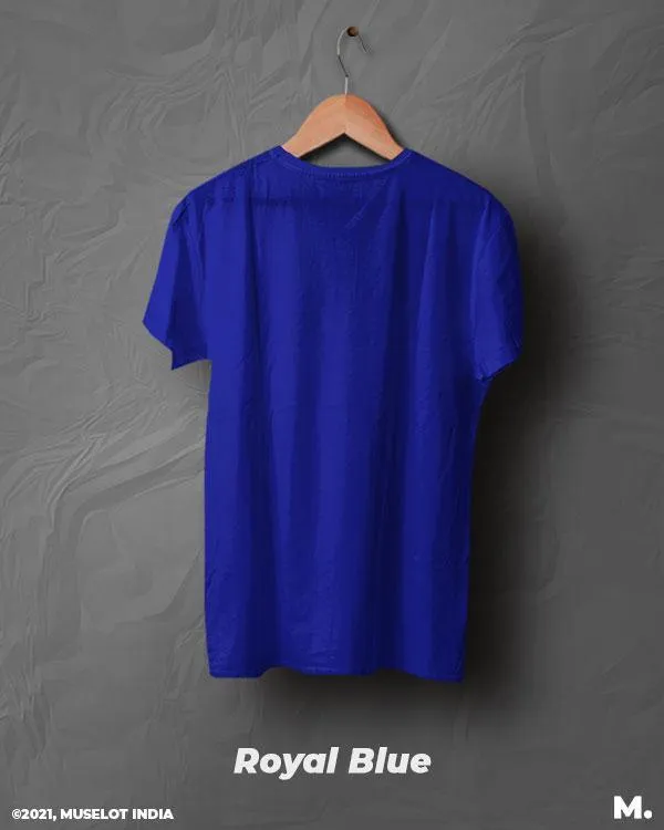 Royal blue t shirt for mens