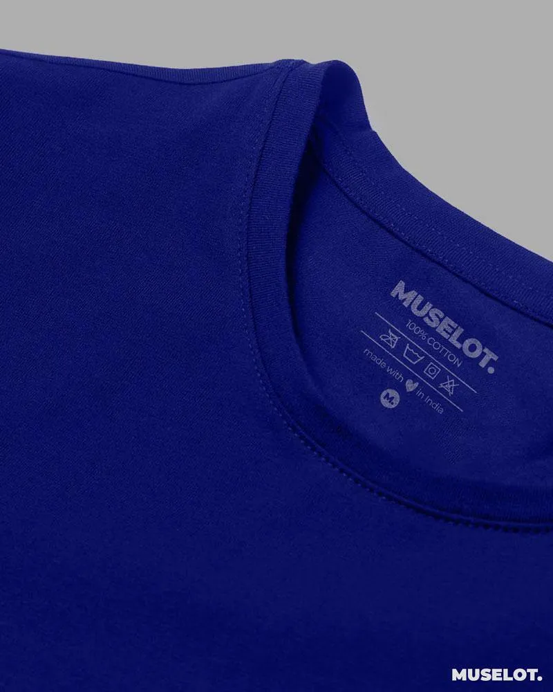 Royal blue t shirt for mens