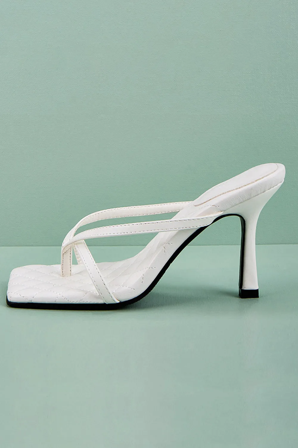 Roycebridal Outdoor Peep Toe Sandals Stiletto Heel Microfiber Leather Fashion Shoes