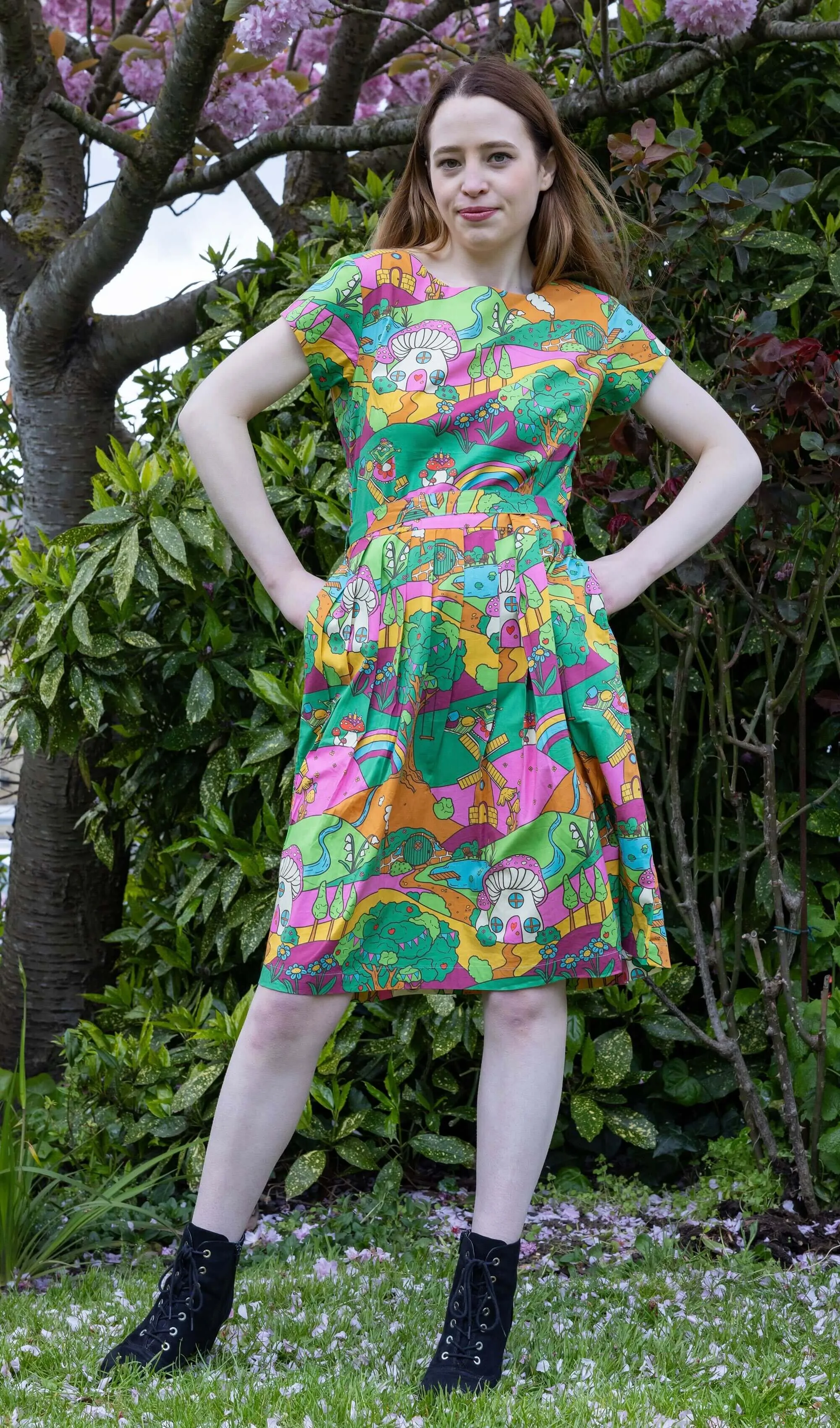 Run & Fly x The Mushroom Babes Hills Tea Dress