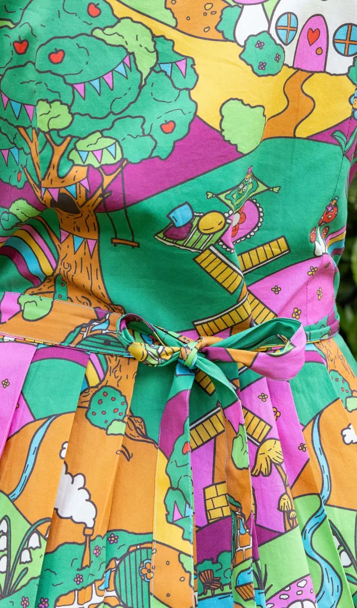 Run & Fly x The Mushroom Babes Hills Tea Dress