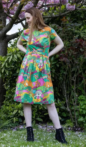 Run & Fly x The Mushroom Babes Hills Tea Dress