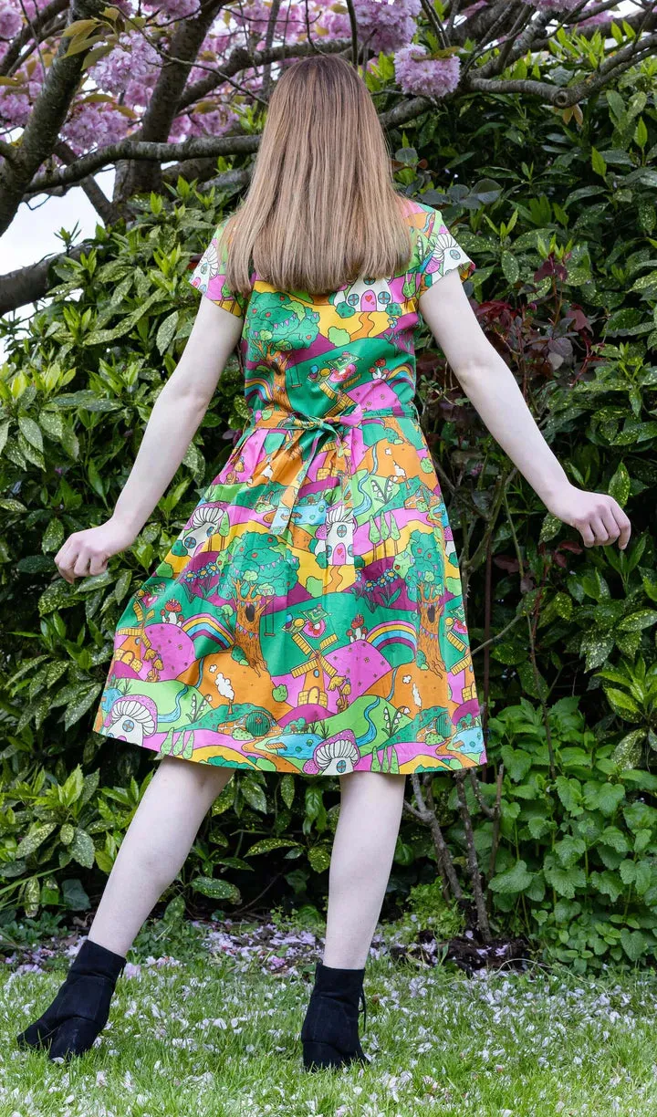 Run & Fly x The Mushroom Babes Hills Tea Dress