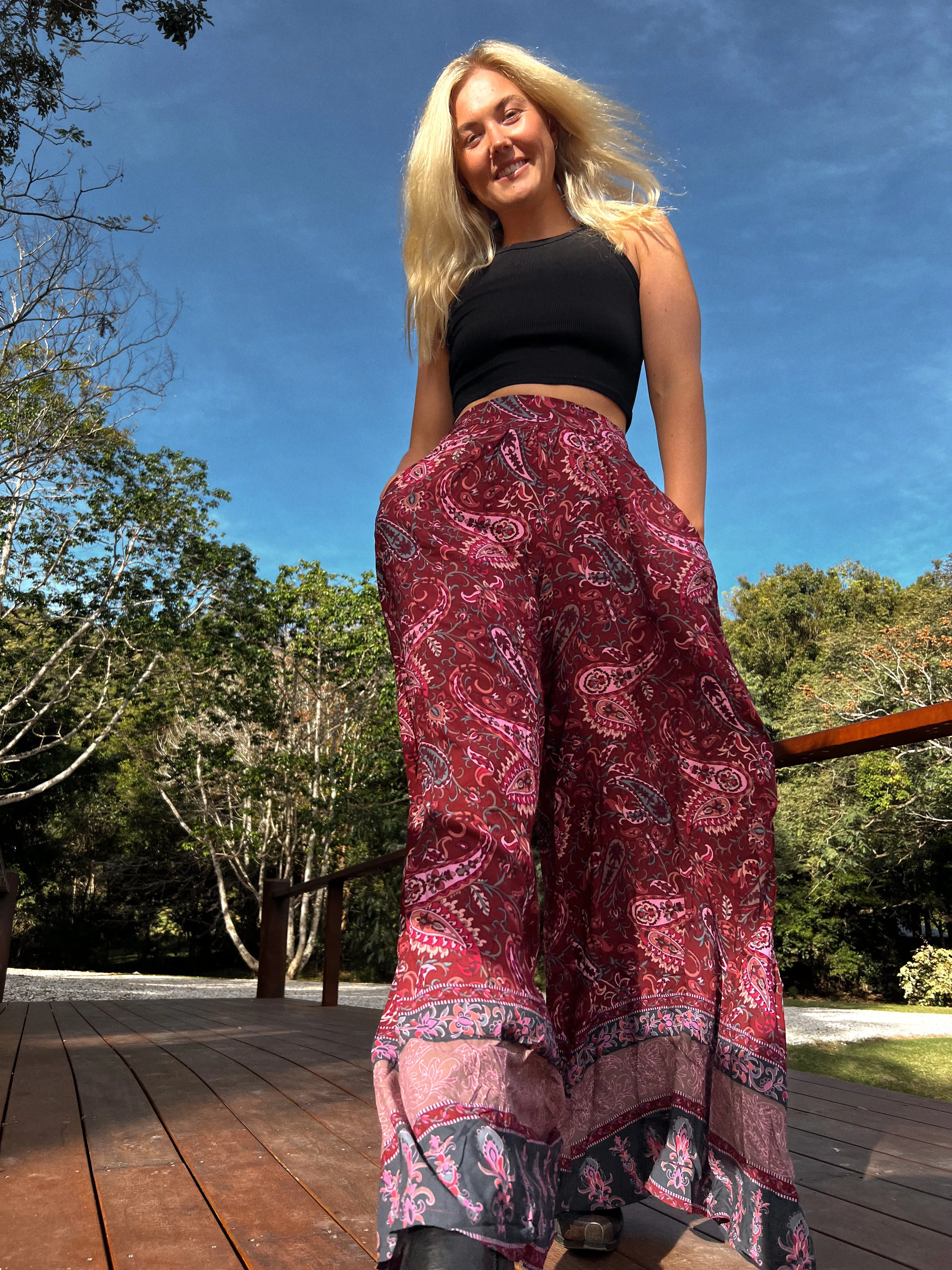 Sadie Print Bombay Pants