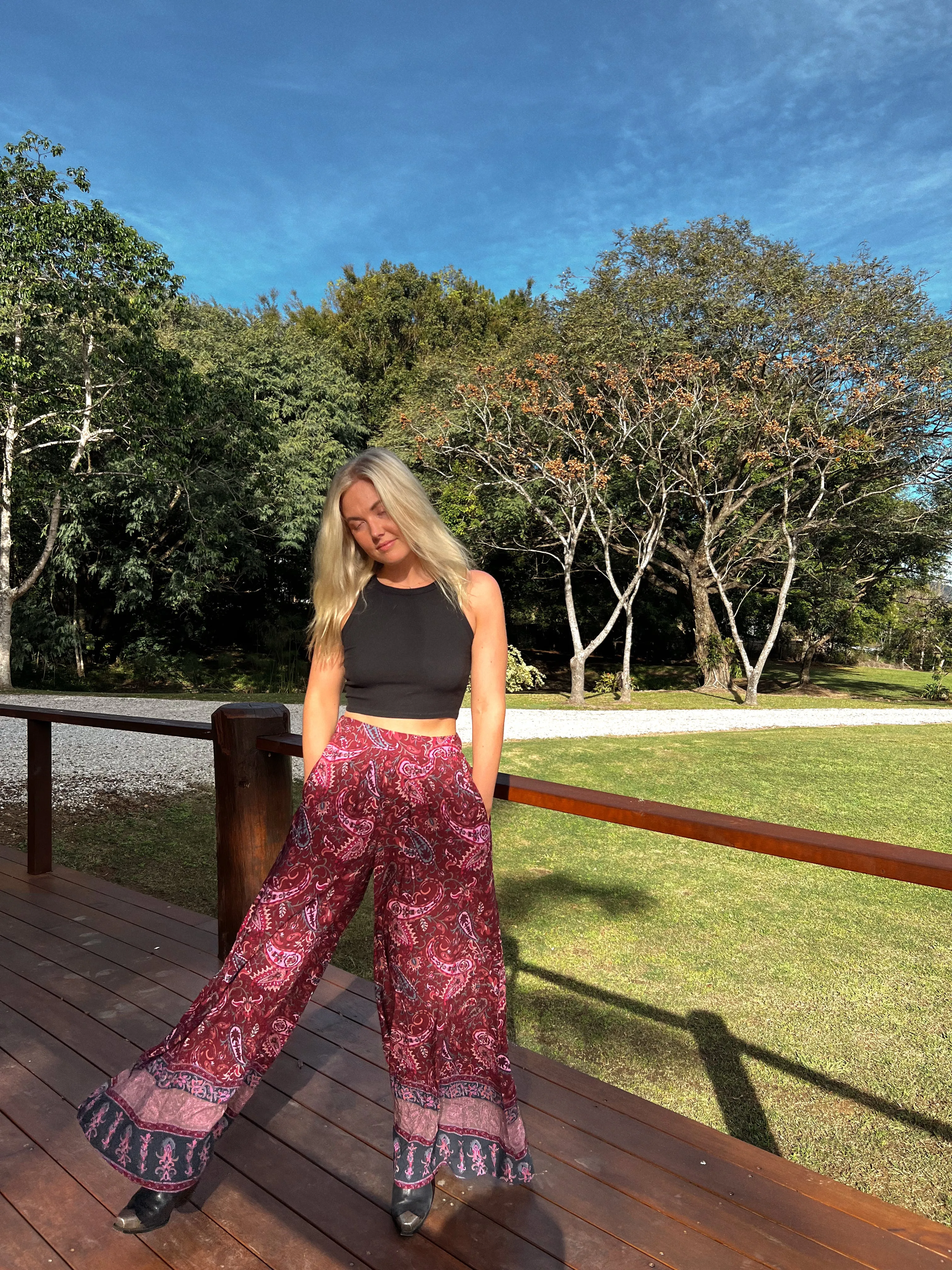 Sadie Print Bombay Pants