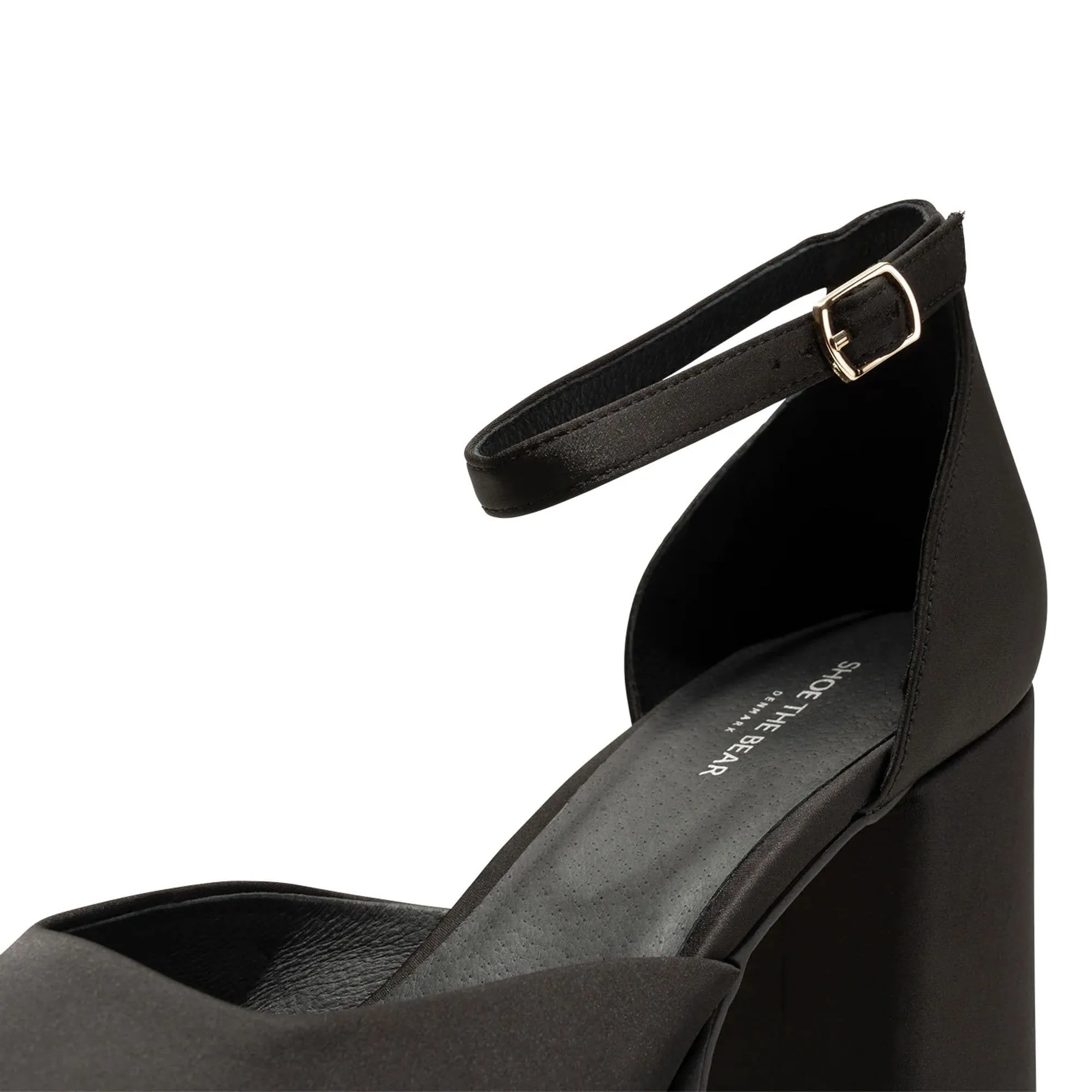 SHOE THE BEAR Priscilla Ankle Strap Heels in Black
