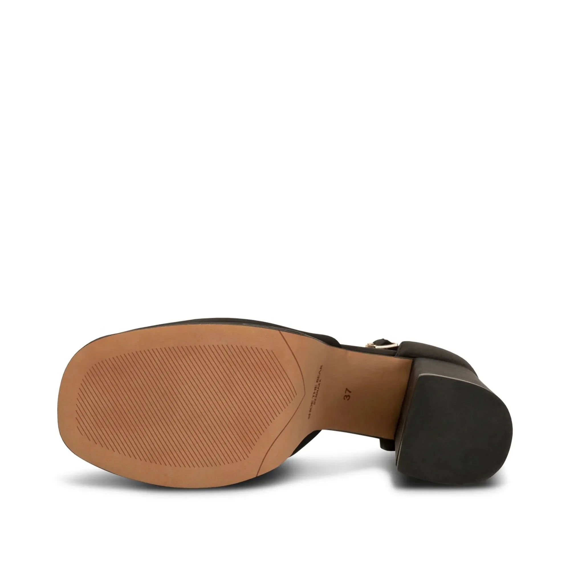 SHOE THE BEAR Priscilla Ankle Strap Heels in Black