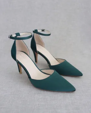 Simple Satin Evening Heels