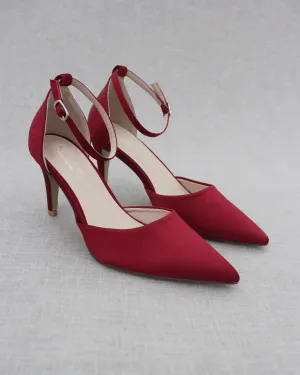 Simple Satin Evening Heels