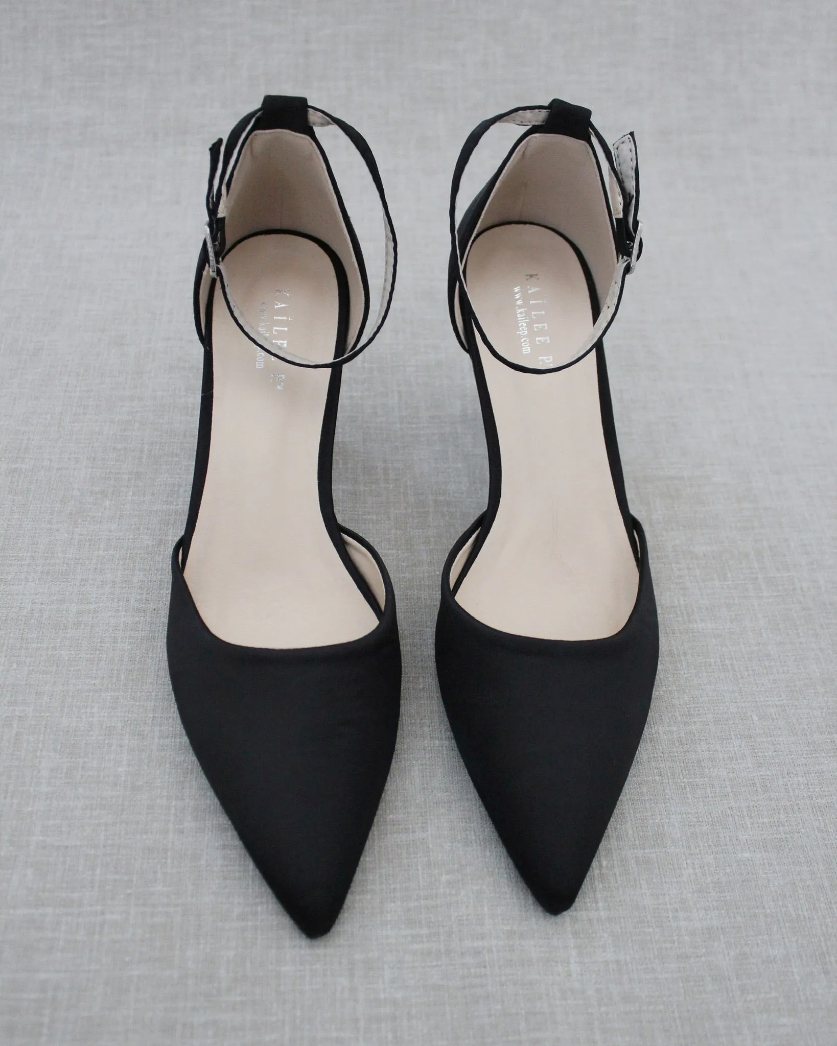 Simple Satin Evening Heels