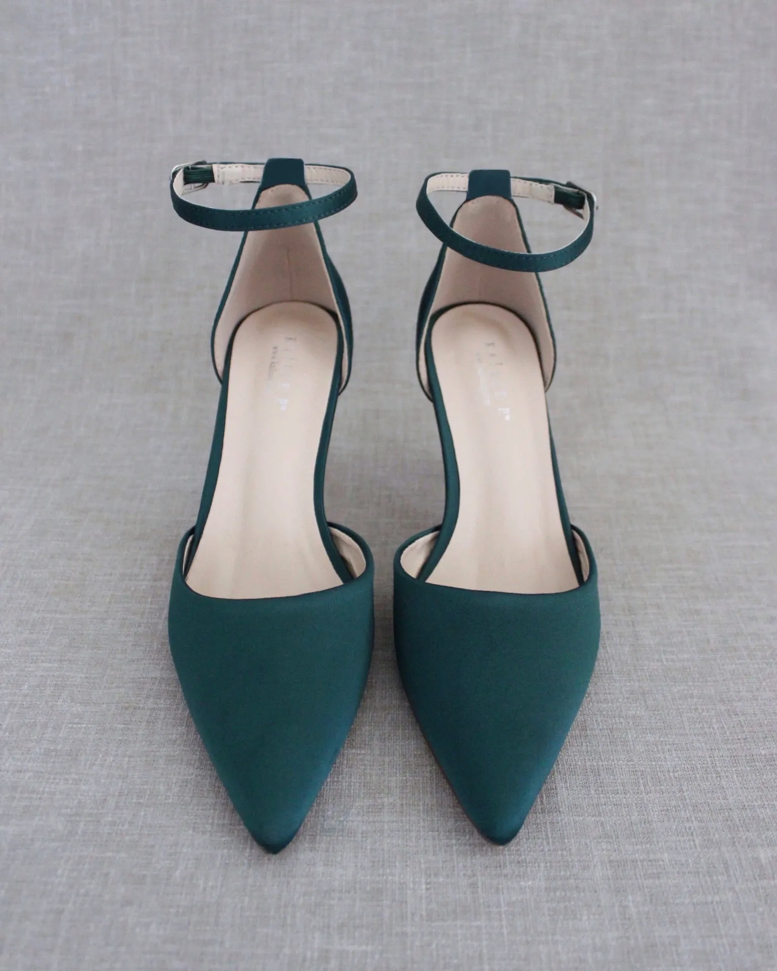 Simple Satin Evening Heels