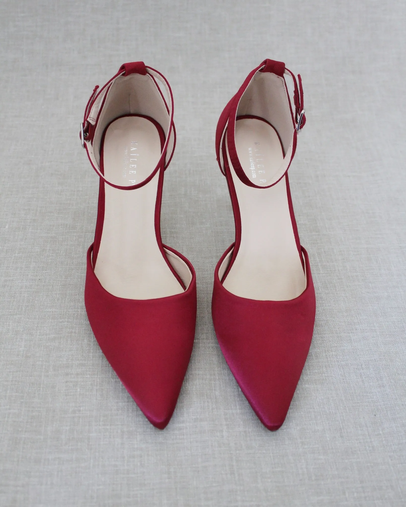 Simple Satin Evening Heels