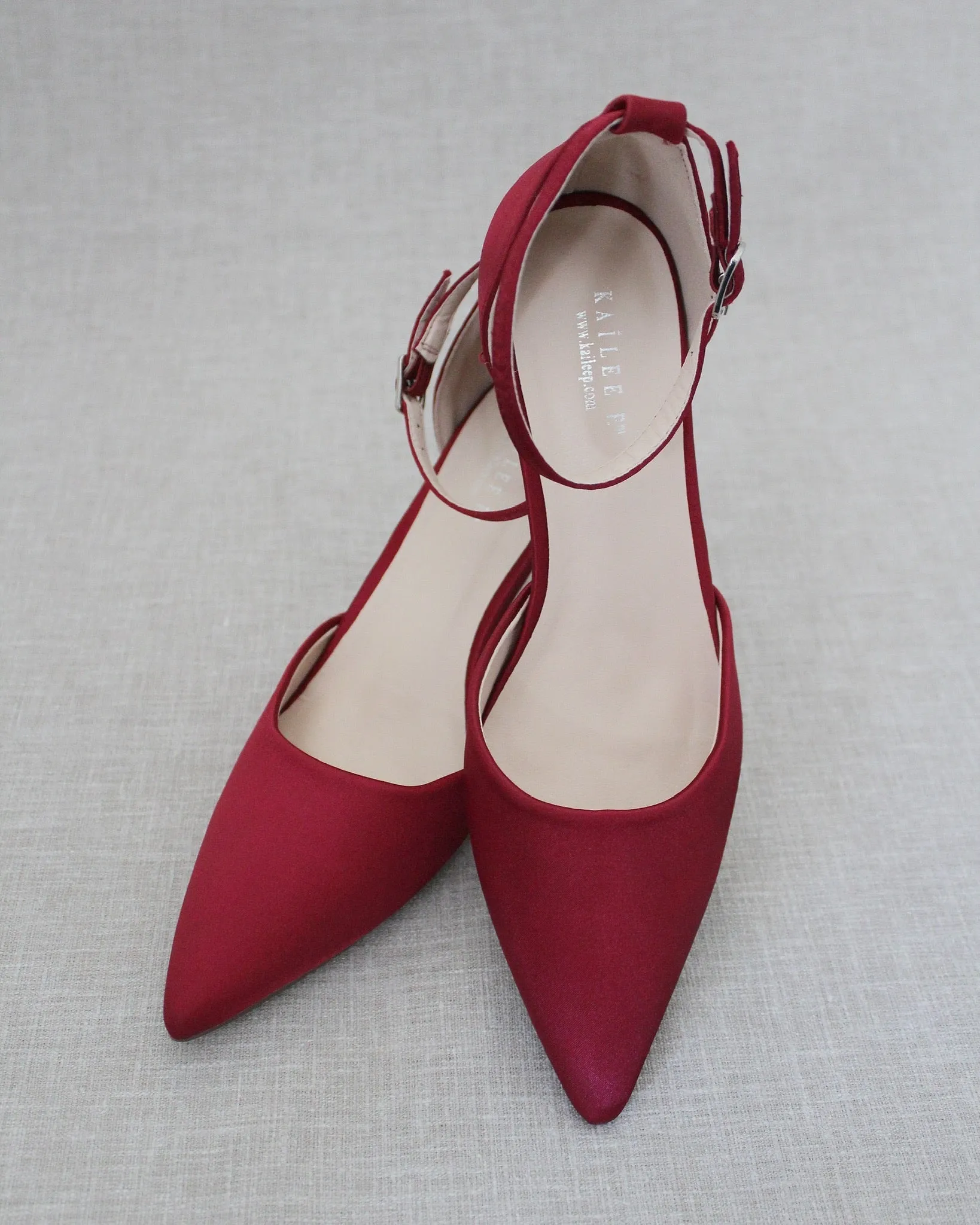 Simple Satin Evening Heels