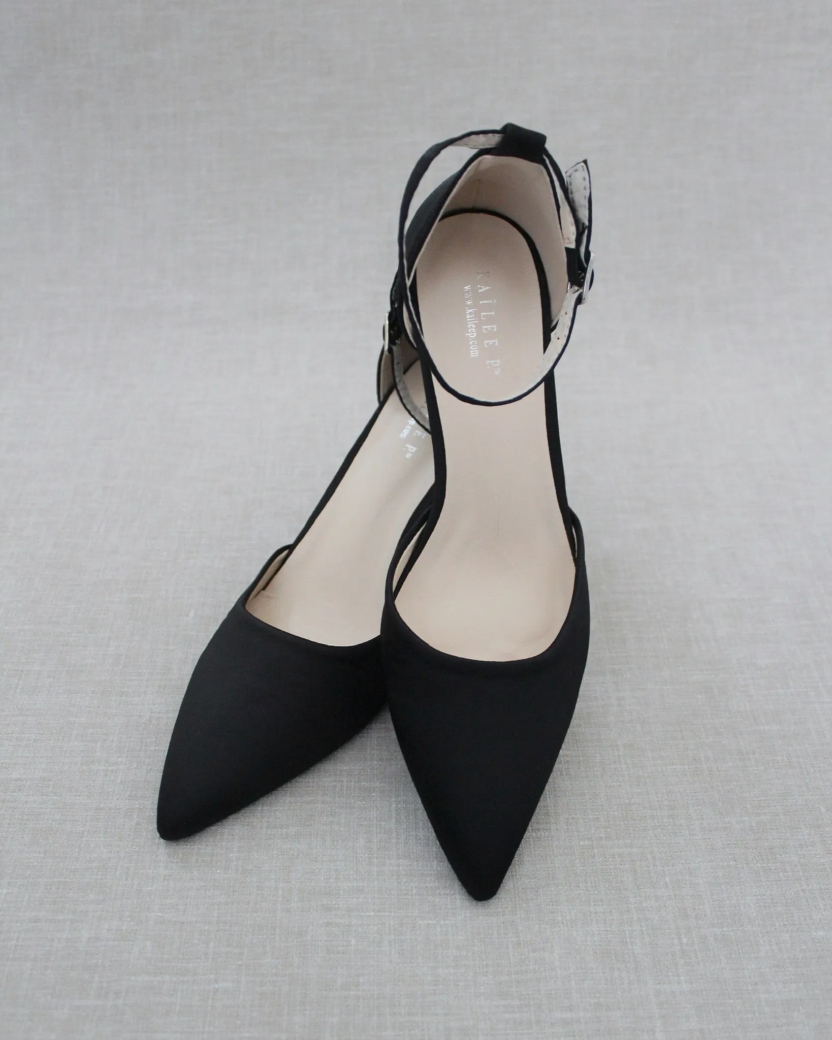 Simple Satin Evening Heels