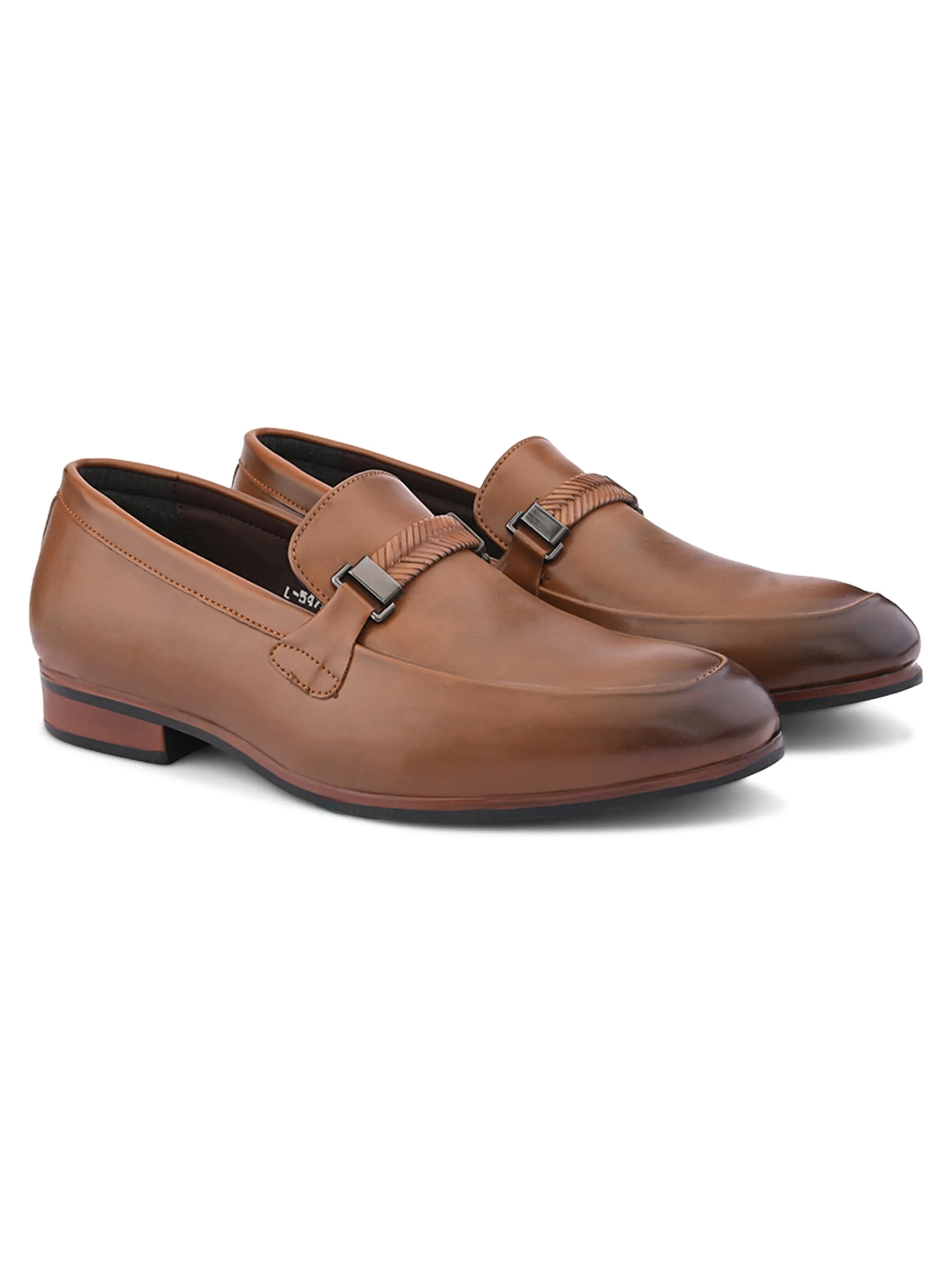 Soho Tan Solid Slip-Ons