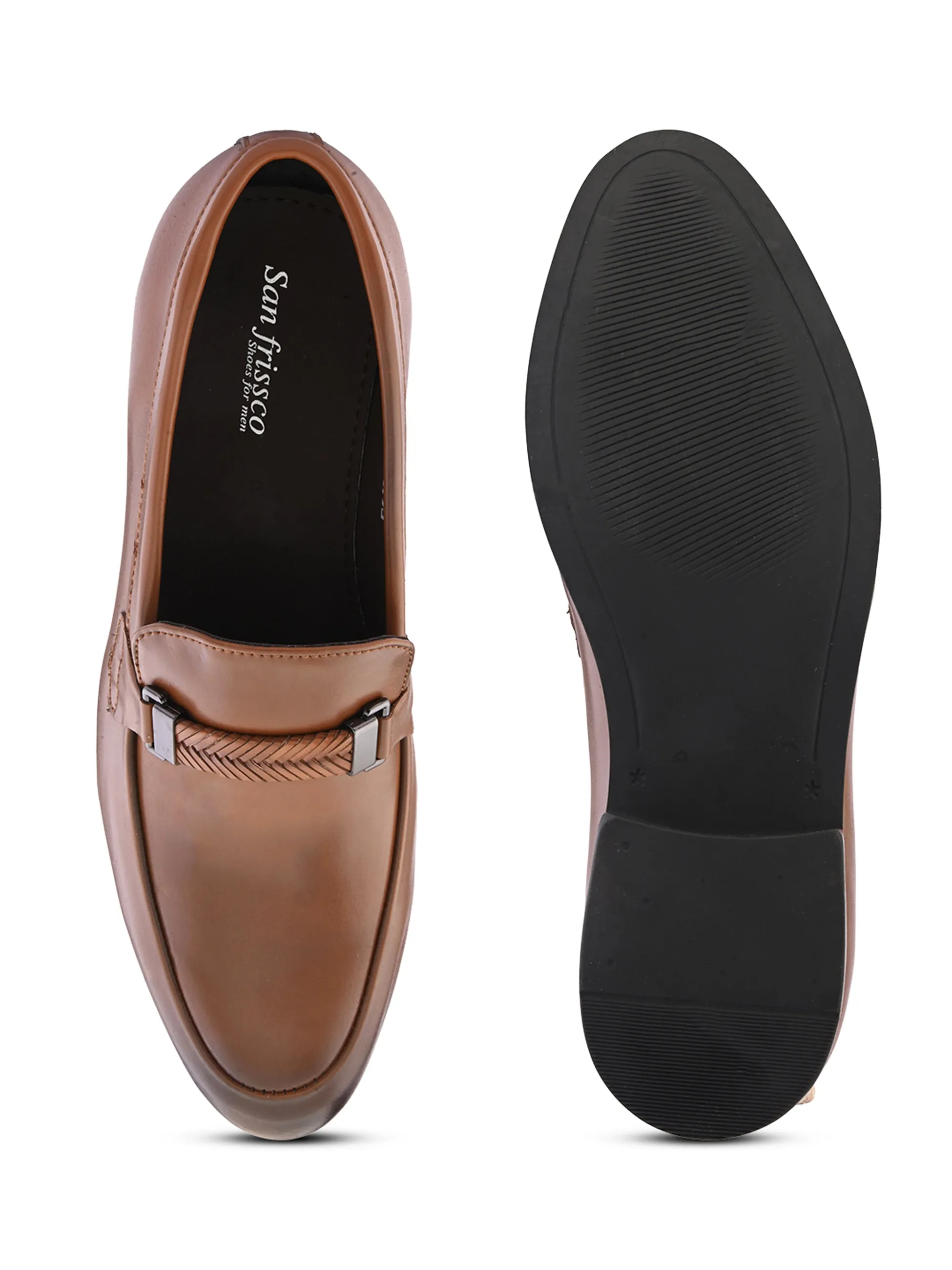 Soho Tan Solid Slip-Ons