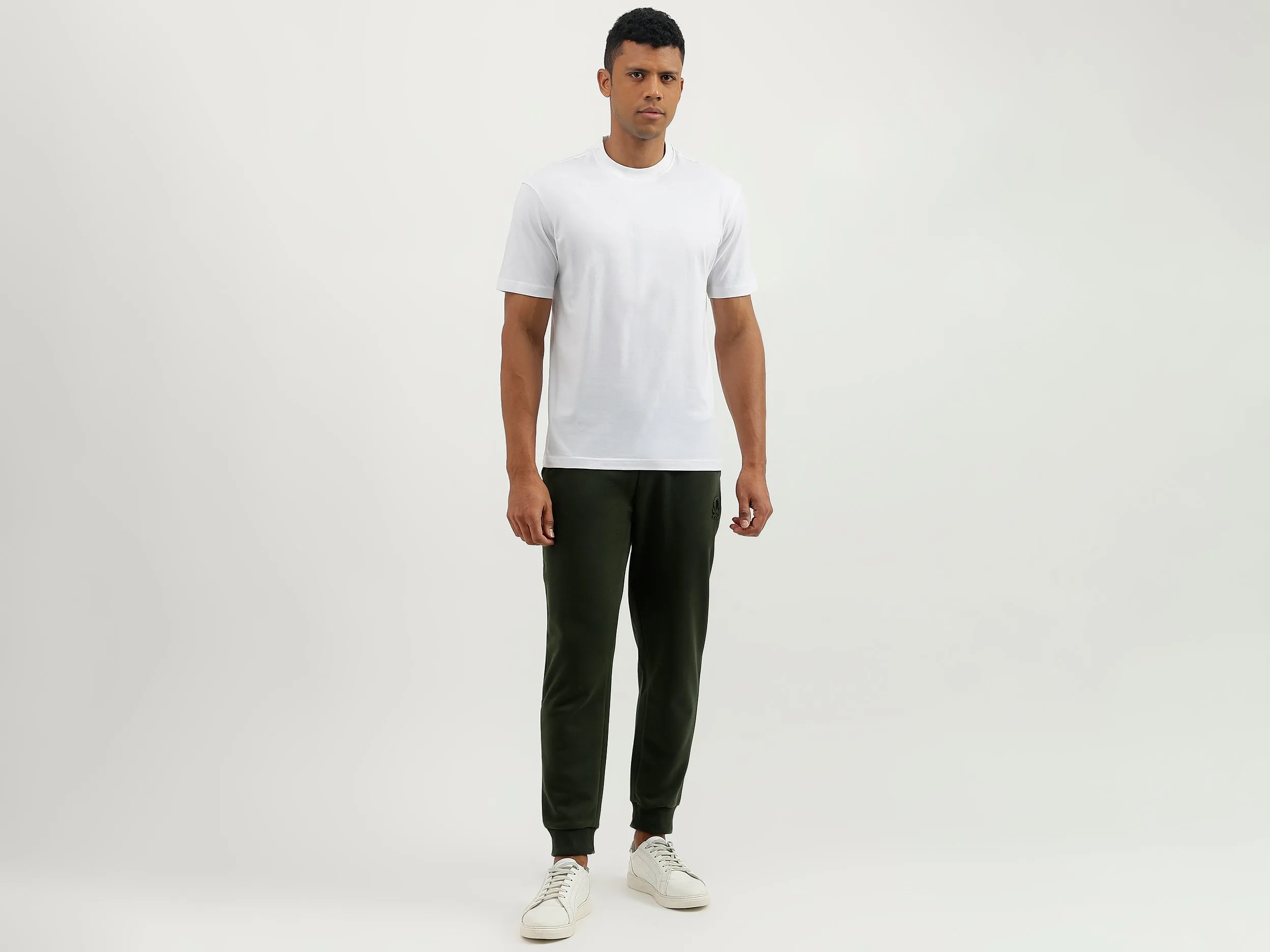 Solid Regular Fit Trousers