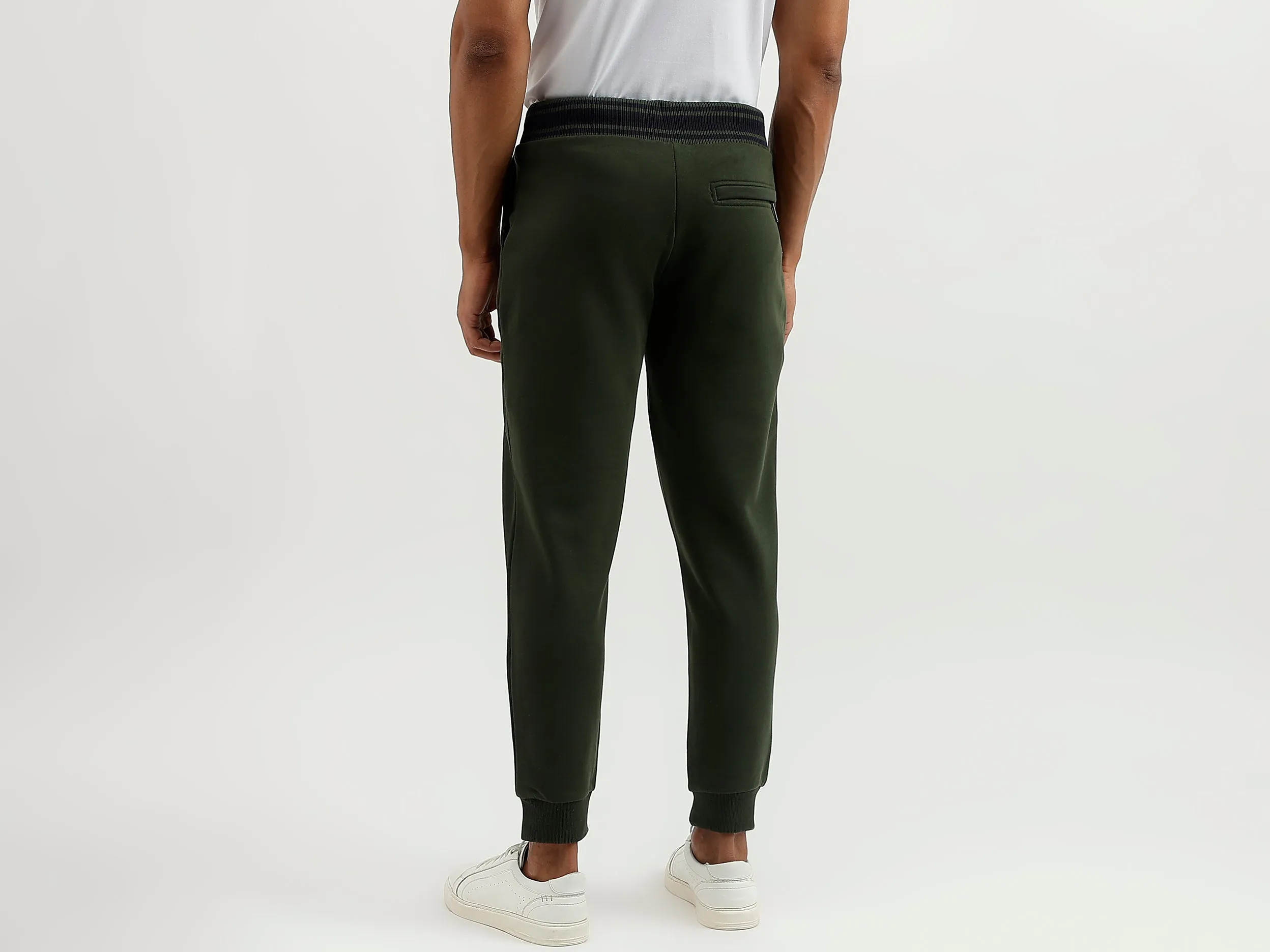 Solid Regular Fit Trousers