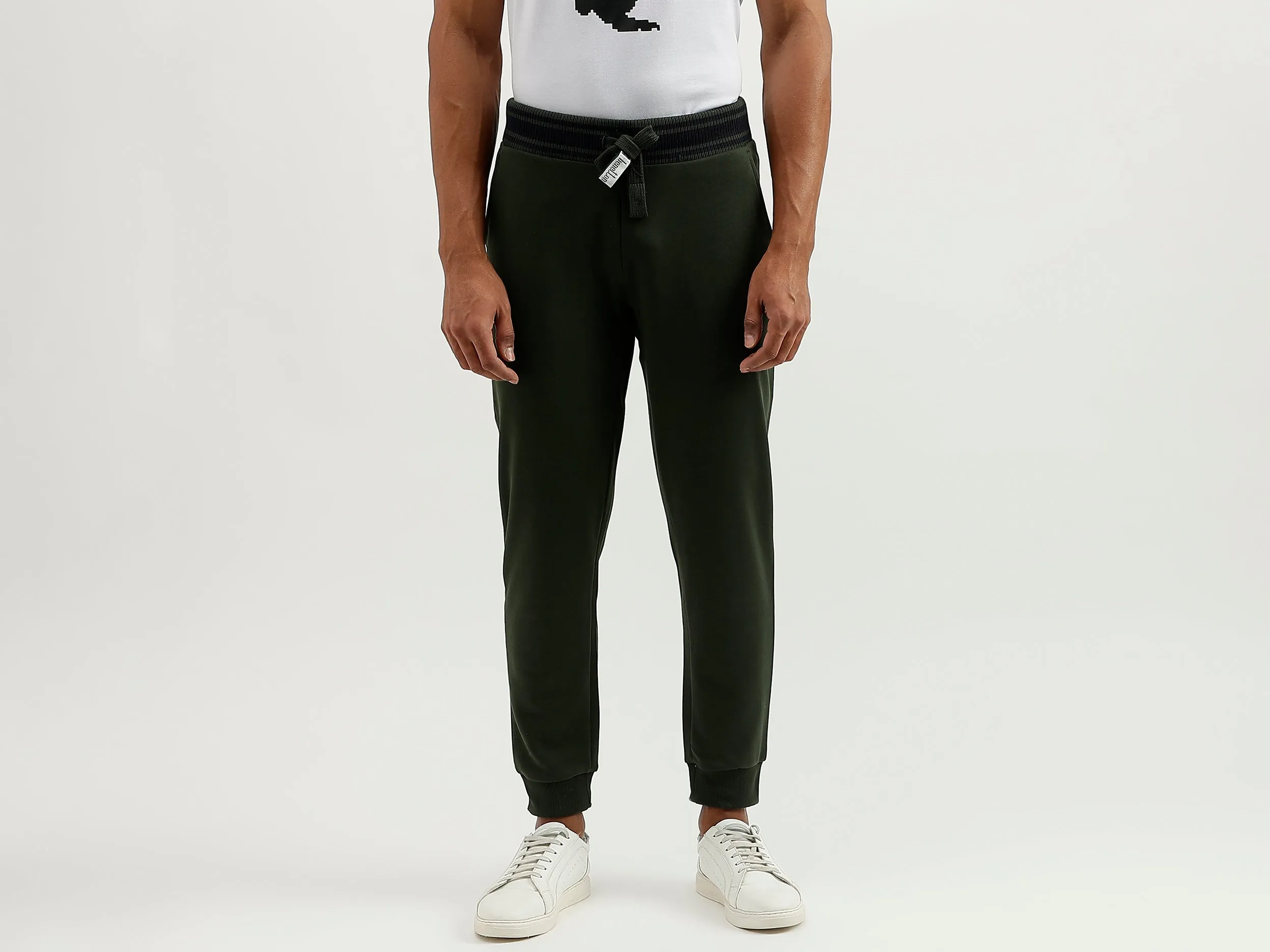 Solid Regular Fit Trousers