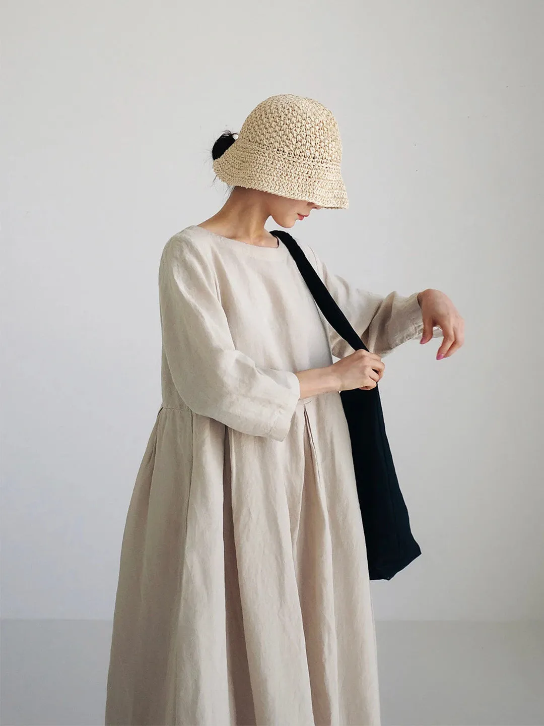 Sophie™ - Casual Linen Dress with Pockets
